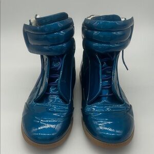 Maison Margiela Blue High-Top Sneakers